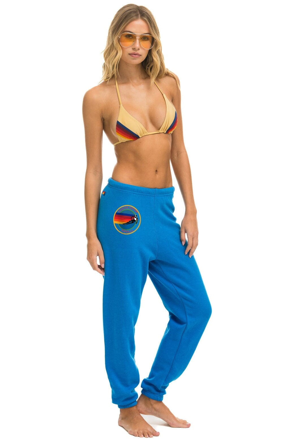 AVIATOR NATION ASPEN SWEATPANTS - OCEAN