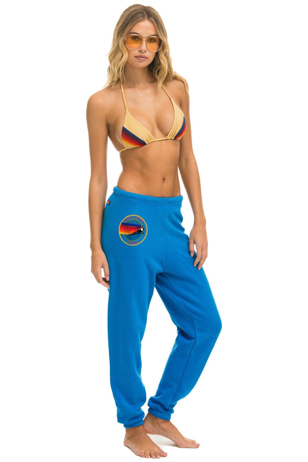 AVIATOR NATION ASPEN SWEATPANTS - OCEAN