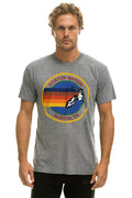 AVIATOR NATION AUSTIN TEE - HEATHER GREY
