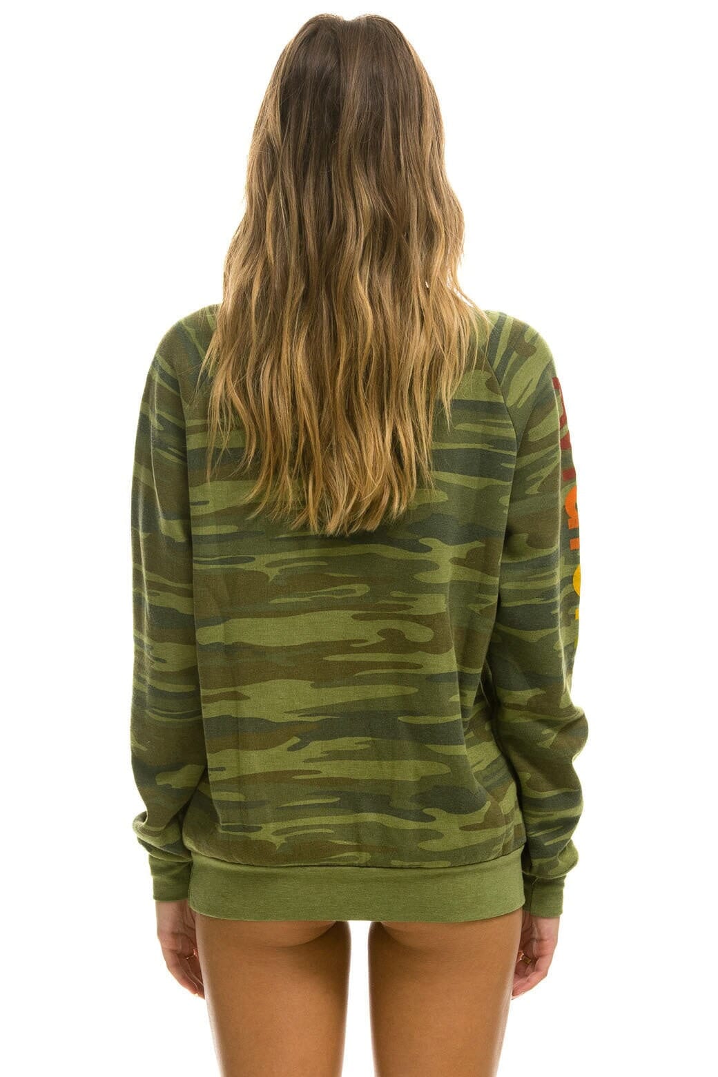 AVIATOR NATION MALIBU SWEATSHIRT - CAMO