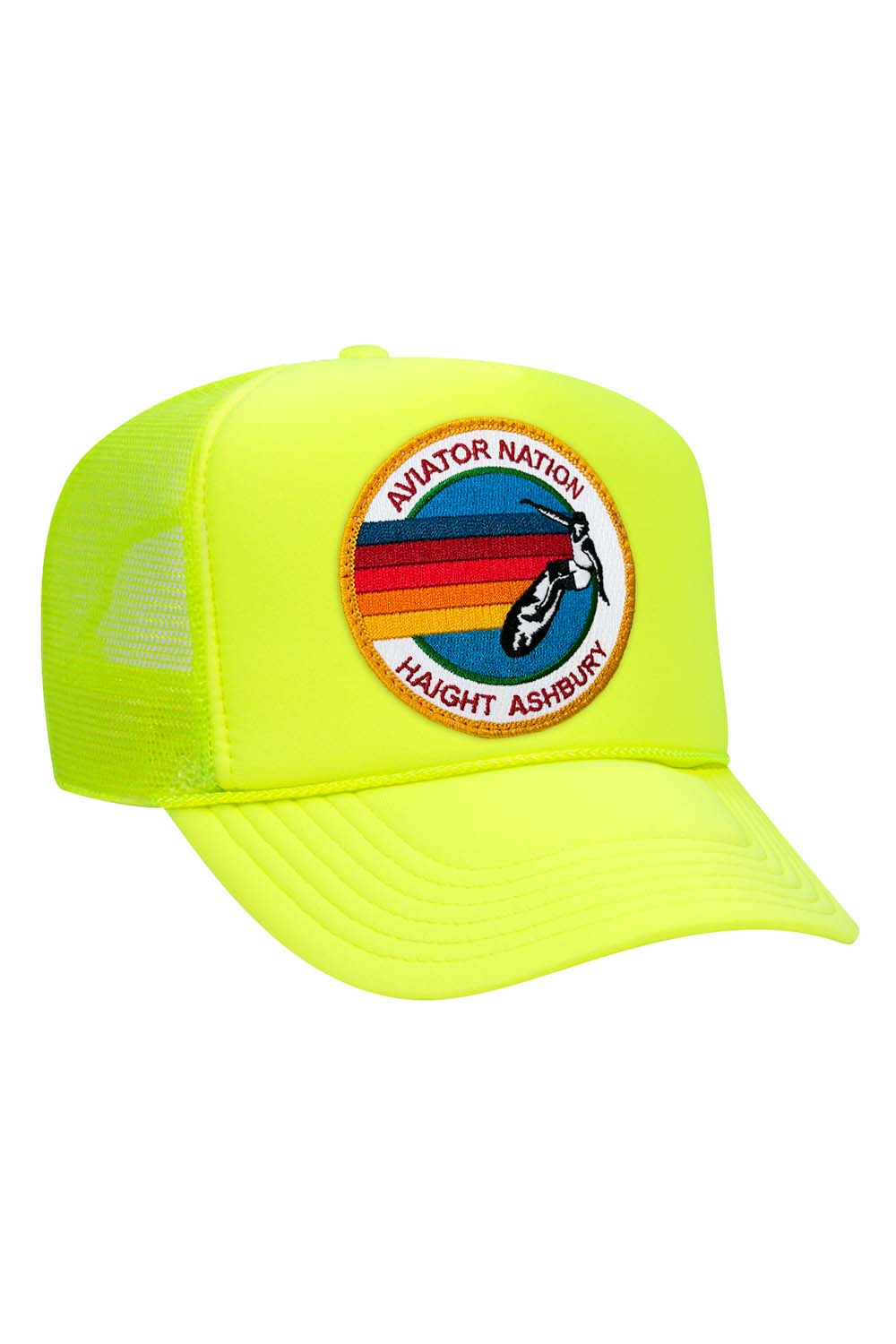 AVIATOR NATION HAIGHT ASHBURY TRUCKER HAT