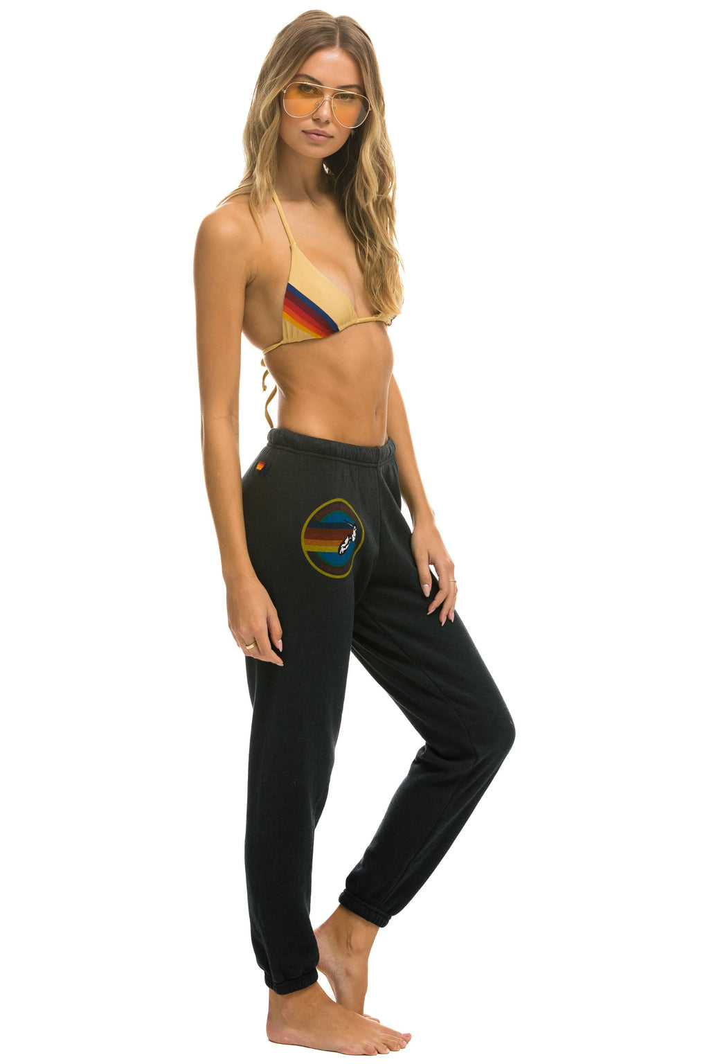AVIATOR NATION LA JOLLA SWEATPANTS - CHARCOAL