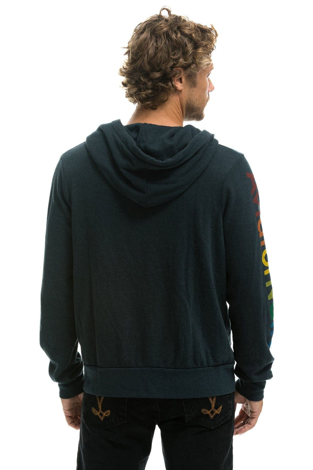 AVIATOR NATION MALIBU HOODIE - CHARCOAL
