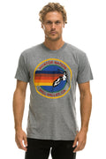 AVIATOR NATION MILL VALLEY TEE - HEATHER GREY
