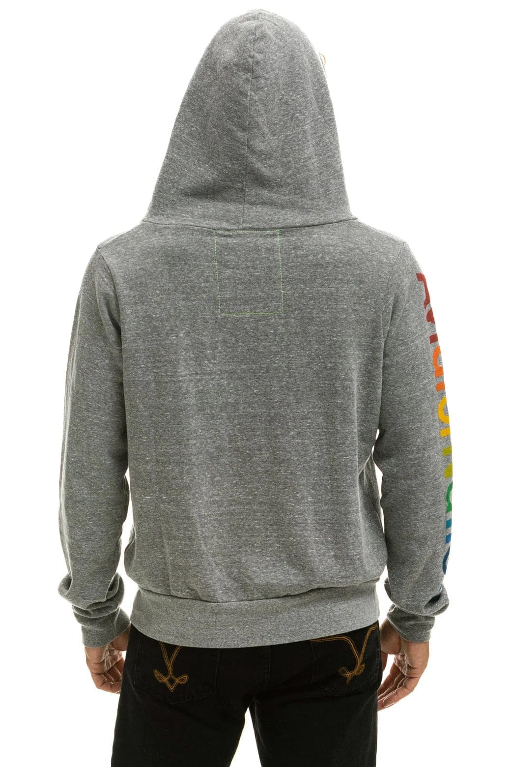 AVIATOR NATION NEW YORK CITY HOODIE - HEATHER GREY