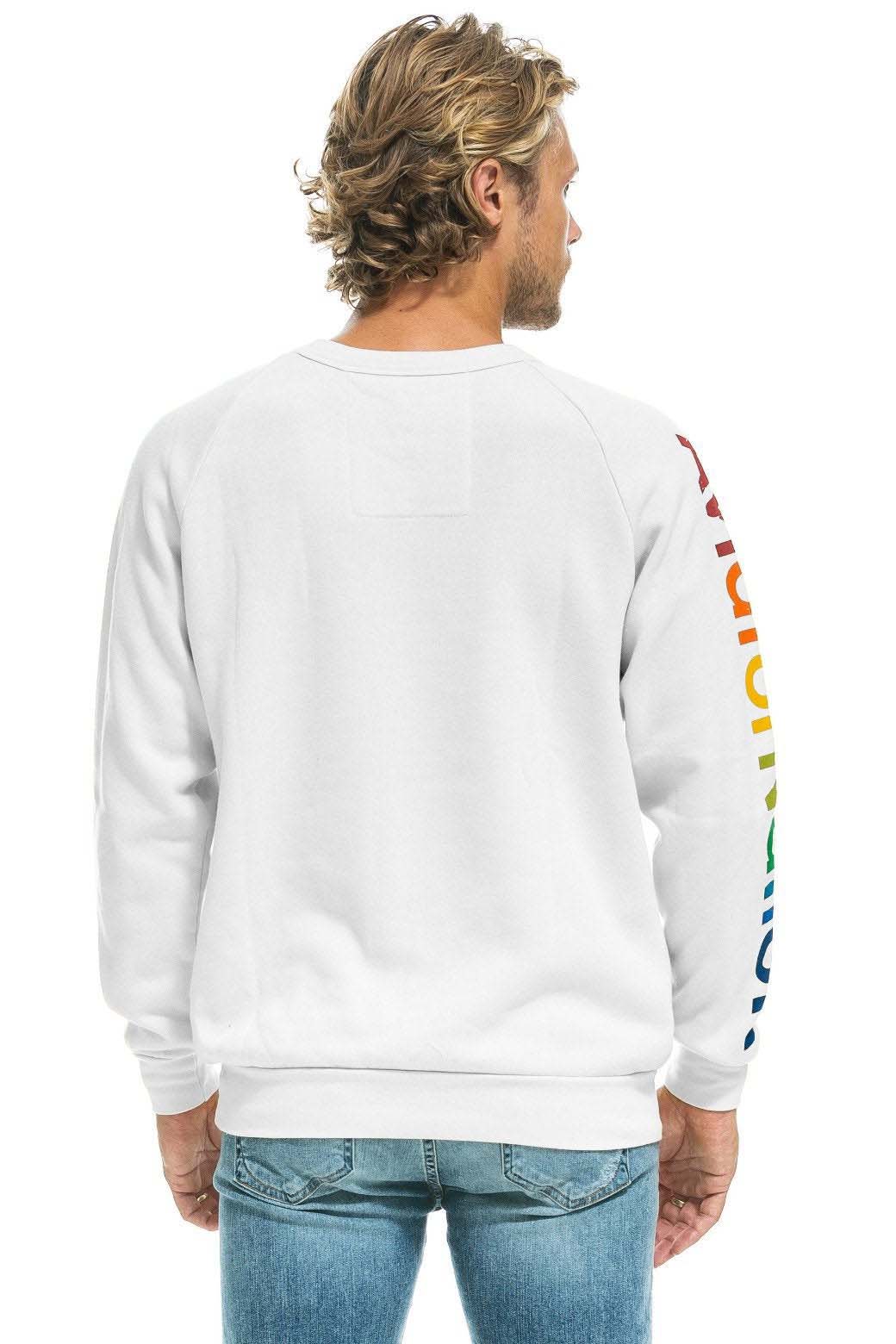 AVIATOR NATION VAIL SWEATSHIRT - WHITE