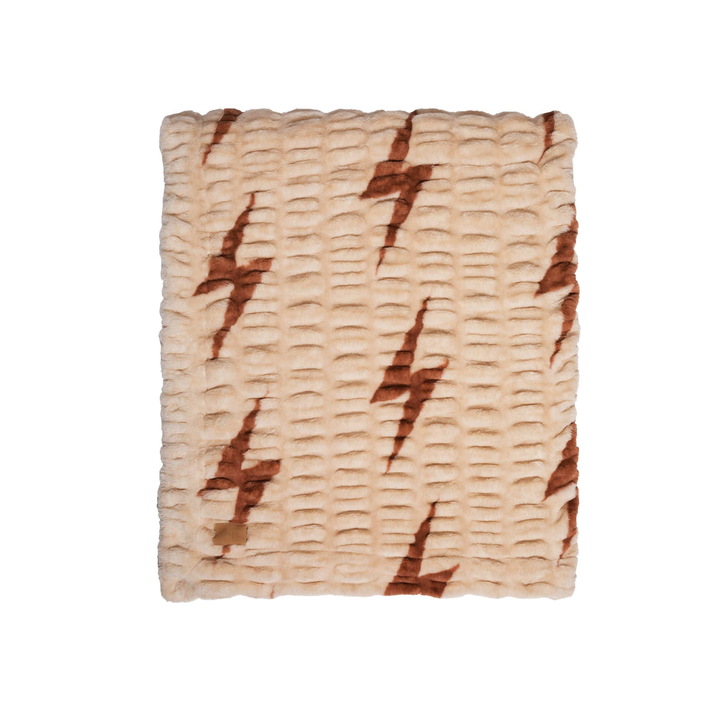 Aviator Nation x Lola Blanket - Beige Copper Bolt