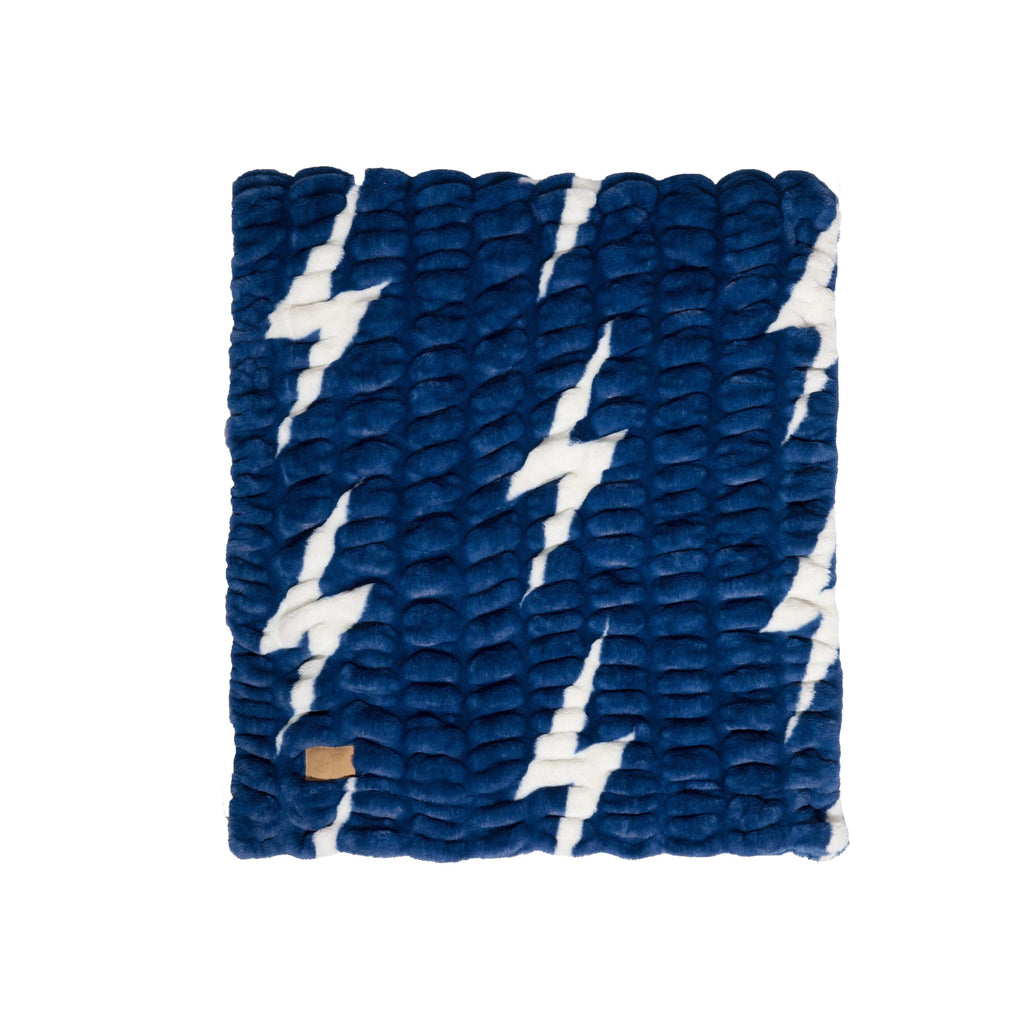 Aviator Nation x Lola Blanket - Blue White Bolt