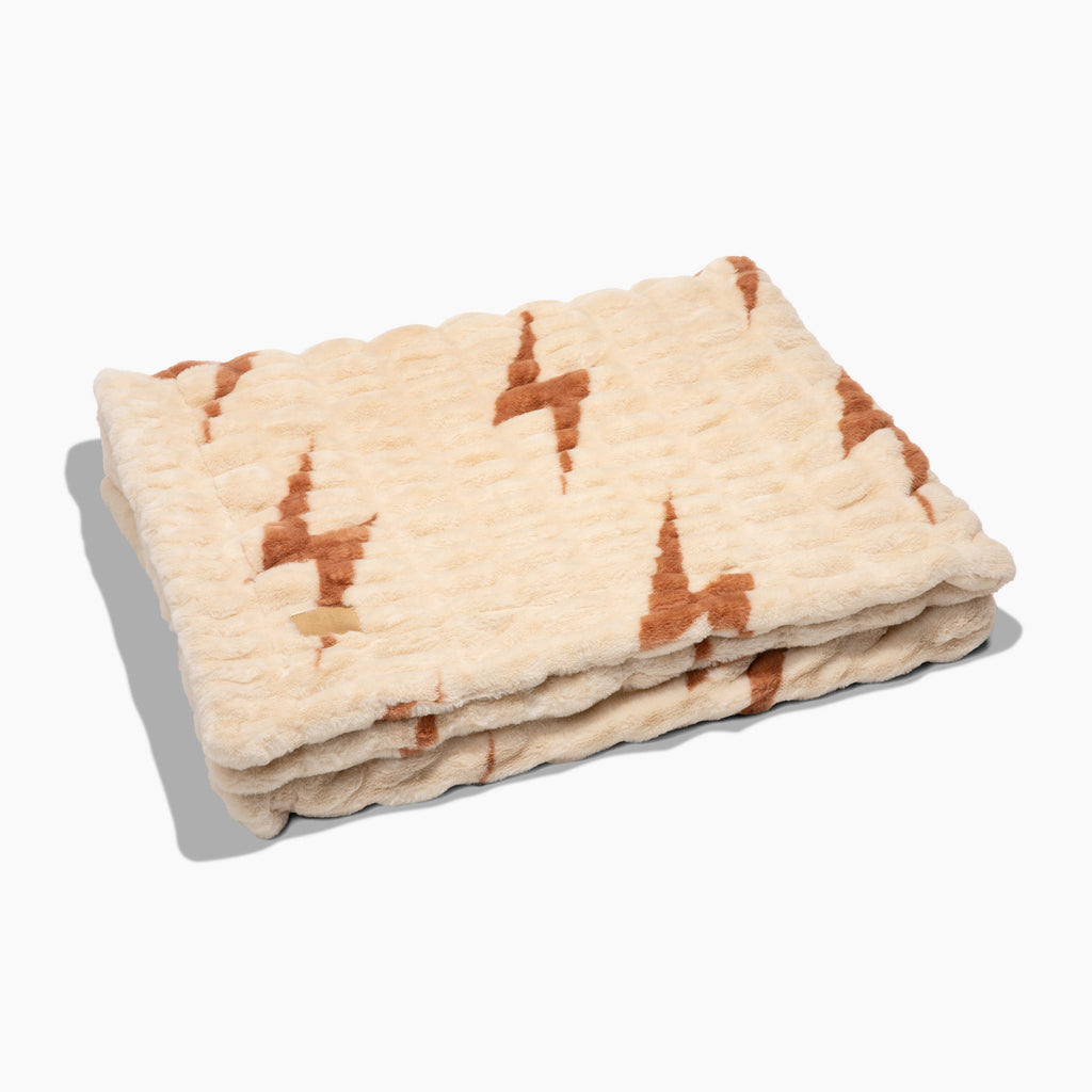 Aviator Nation x Lola Blanket - Beige Copper Bolt