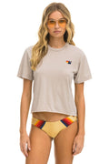 BASIC BOYFRIEND TEE - SAND