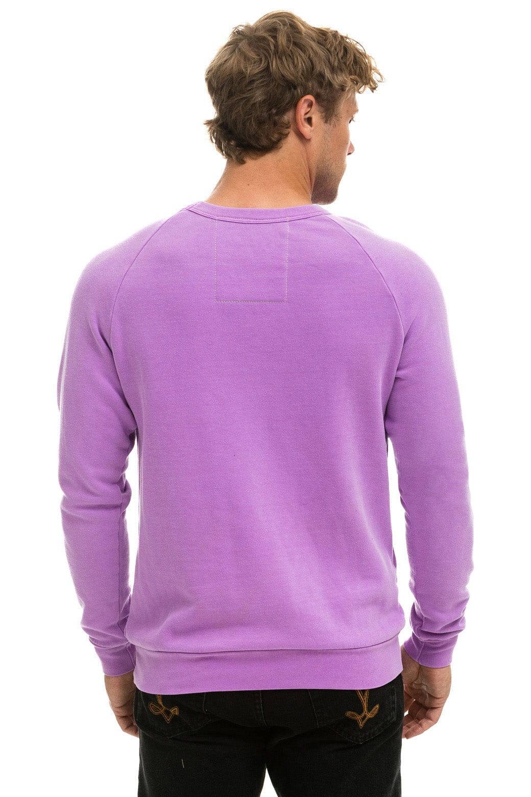 BOLT CREW SWEATSHIRT - NEON PURPLE NEON PINK
