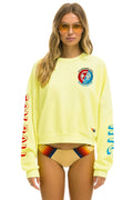GOV BALL 2024 CREW SWEATSHIRT RELAXED - NEON YELLOW
