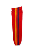 KIDS 5 STRIPE SWEATPANTS - RED