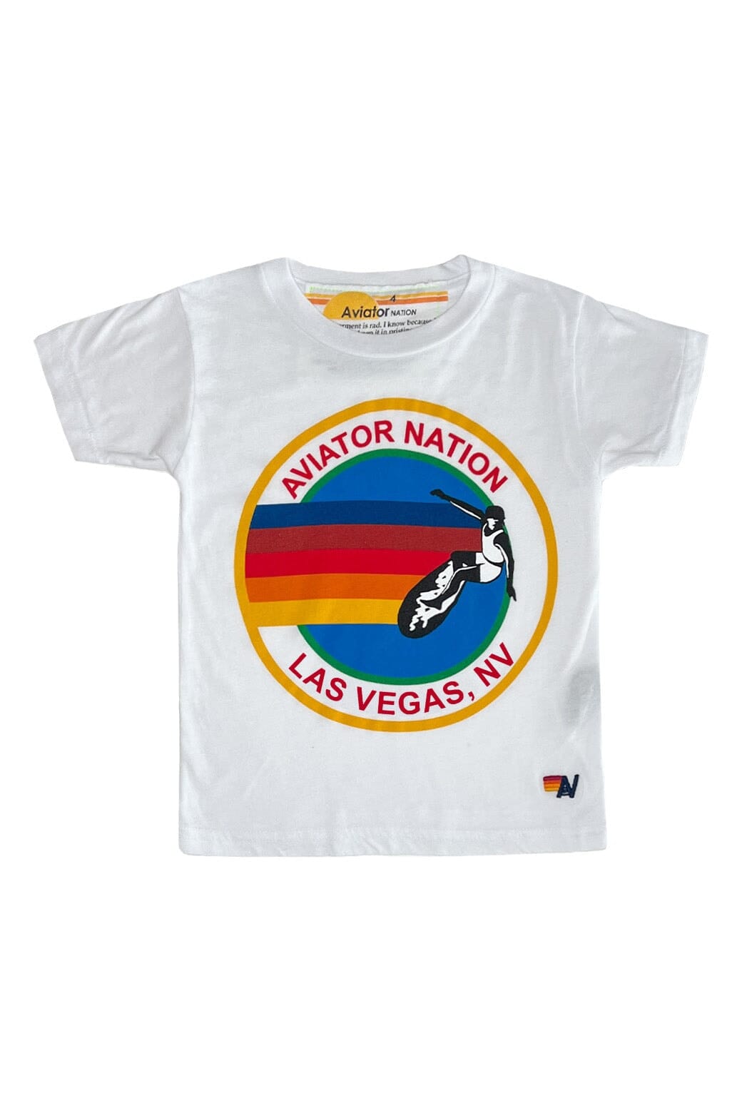 KIDS AVIATOR NATION LAS VEGAS TEE - WHITE