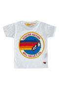 KIDS AVIATOR NATION MILL VALLEY TEE - WHITE