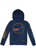 KIDS AVIATOR NATION ASPEN PULLOVER HOODIE - NAVY