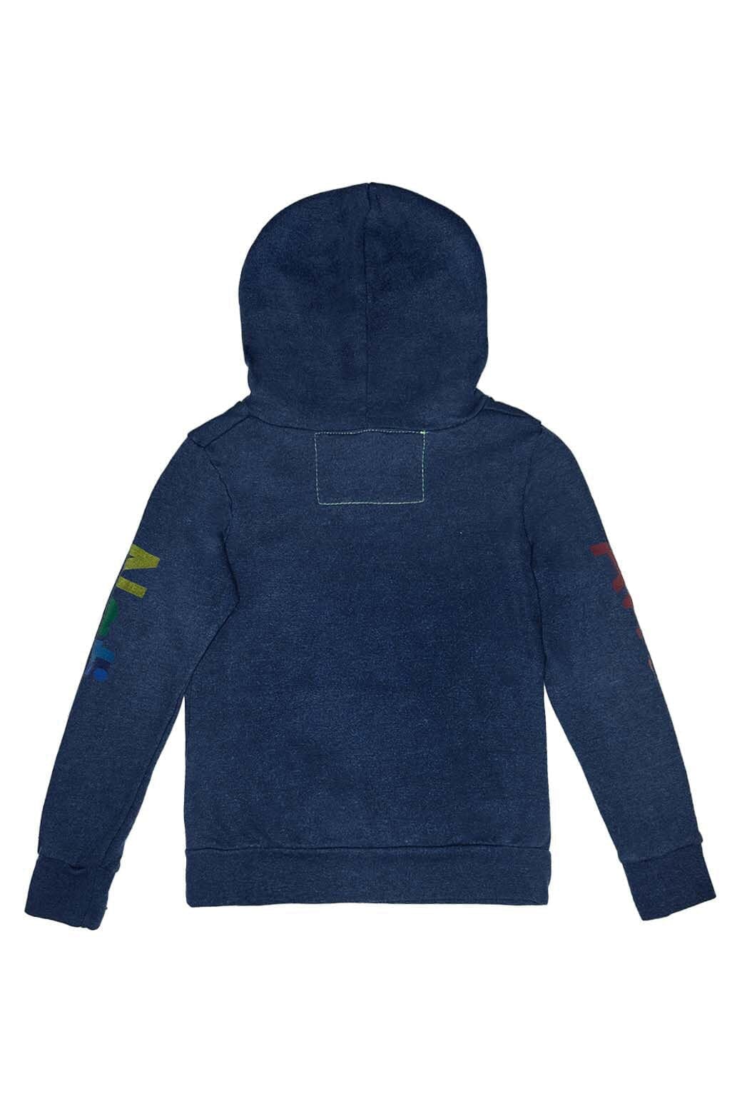KIDS AVIATOR NATION ASPEN PULLOVER HOODIE - NAVY