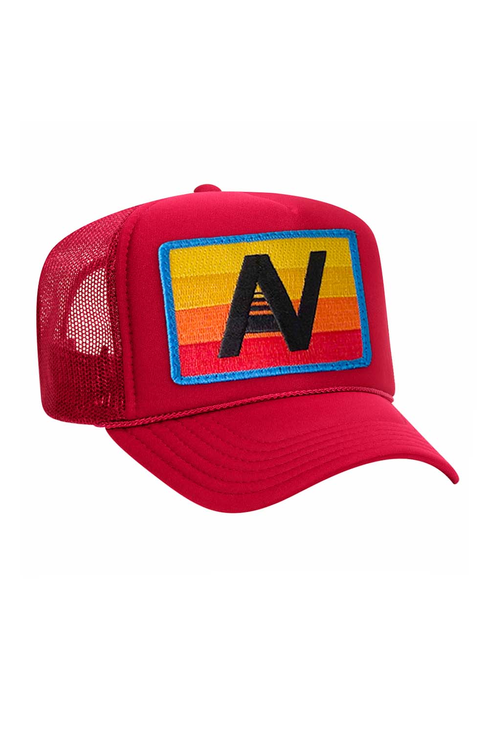 KIDS LOGO RAINBOW VINTAGE FOAM TRUCKER HAT