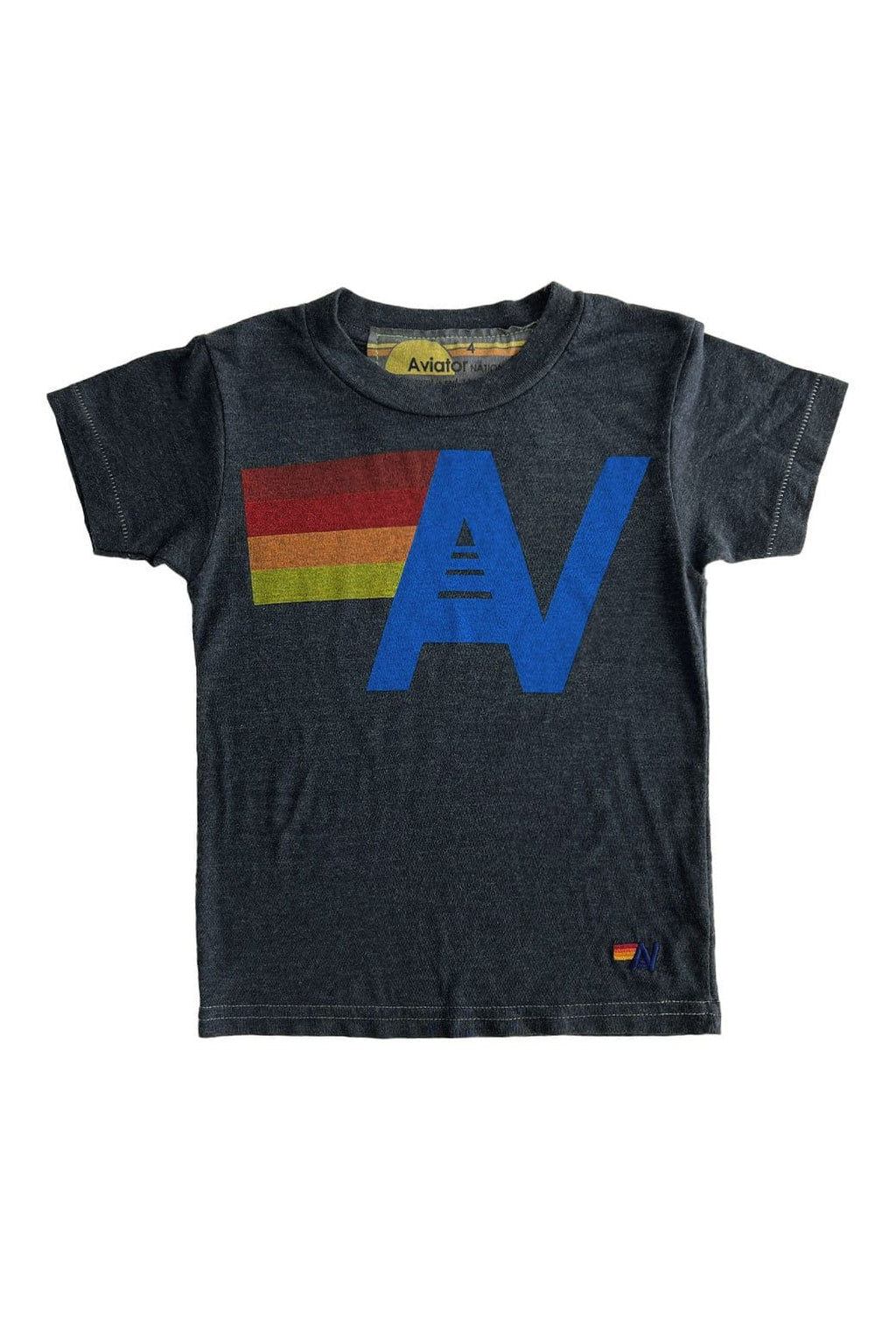 KIDS LOGO TEE - CHARCOAL