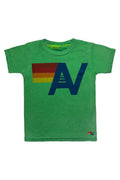 KIDS LOGO TEE - KELLY GREEN
