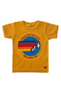 KIDS AVIATOR NATION MALIBU TEE - GOLD