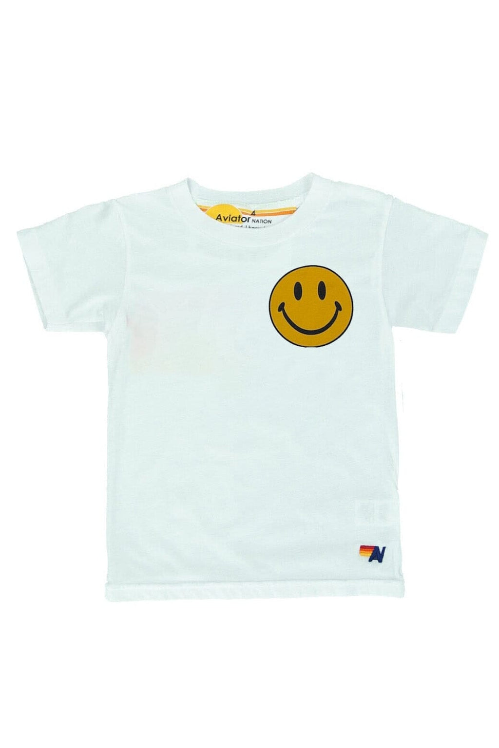 KIDS SMILEY 2 TEE - WHITE