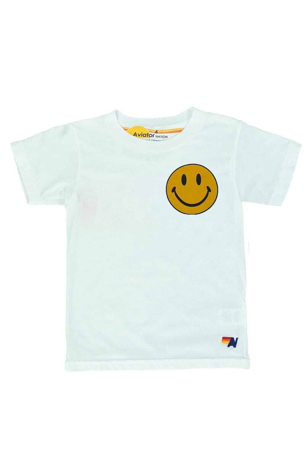 KIDS SMILEY 2 TEE - WHITE