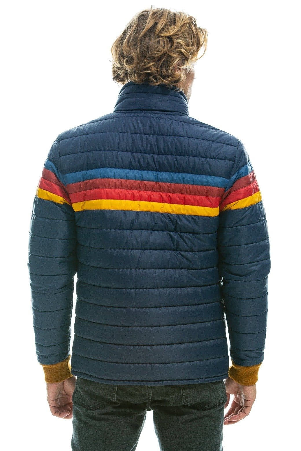 4 STRIPE JACKET - NAVY