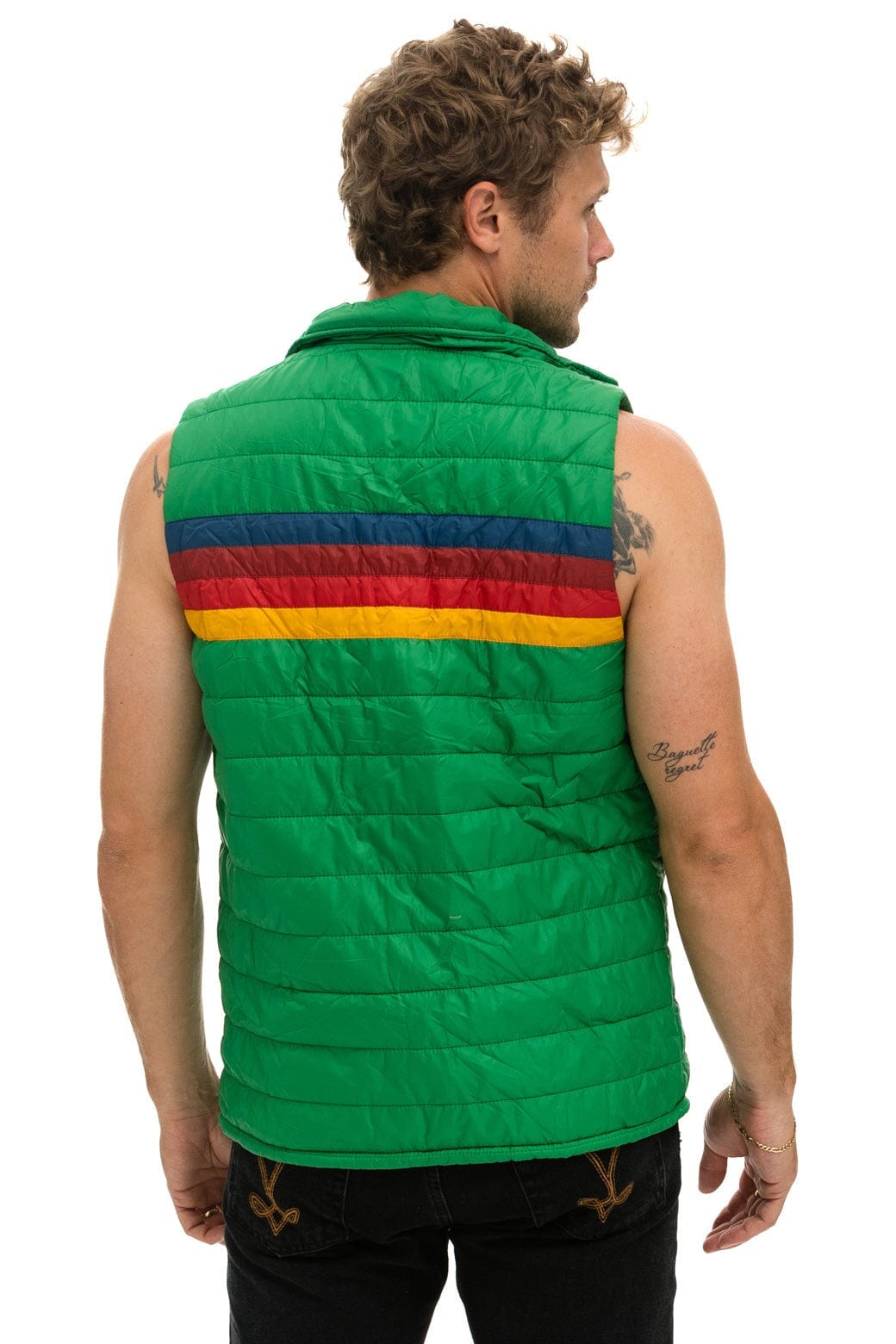 MENS 4 STRIPE VEST - AMAZON