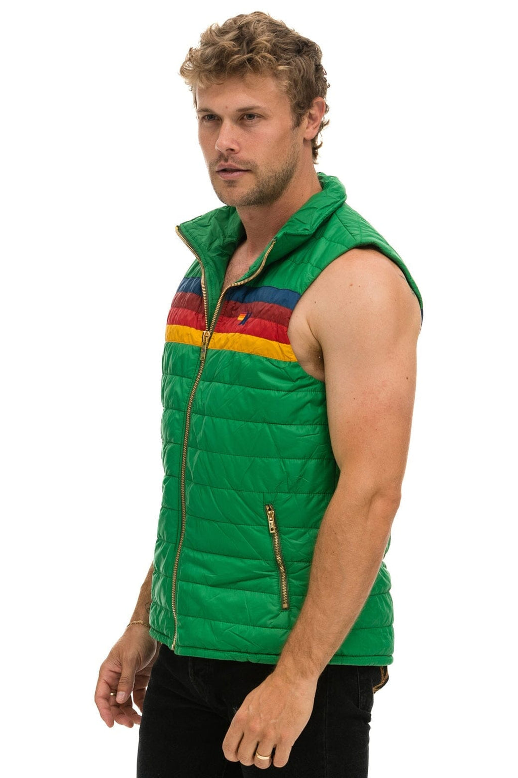 MENS 4 STRIPE VEST - AMAZON