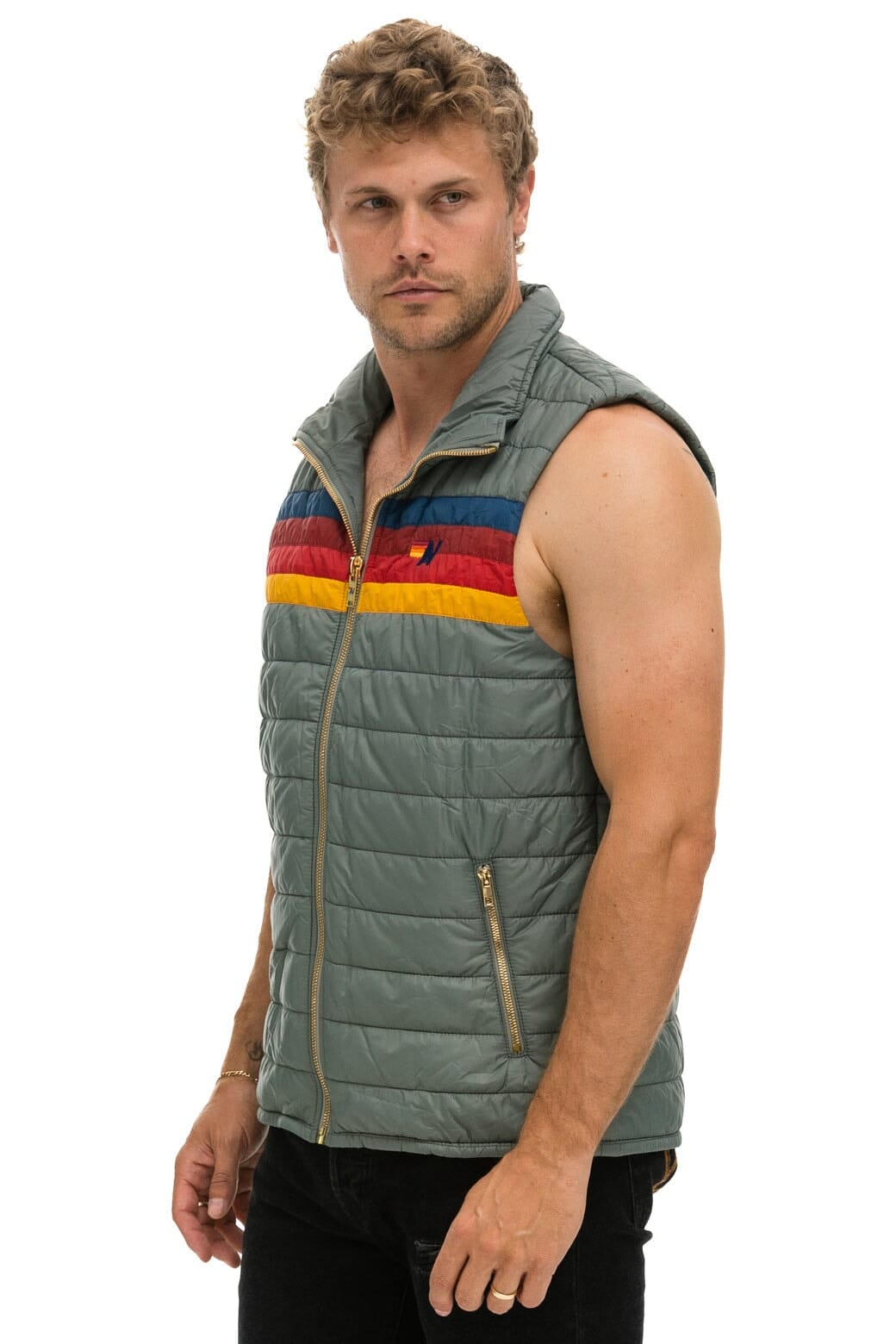 MENS 4 STRIPE VEST - SEDONA