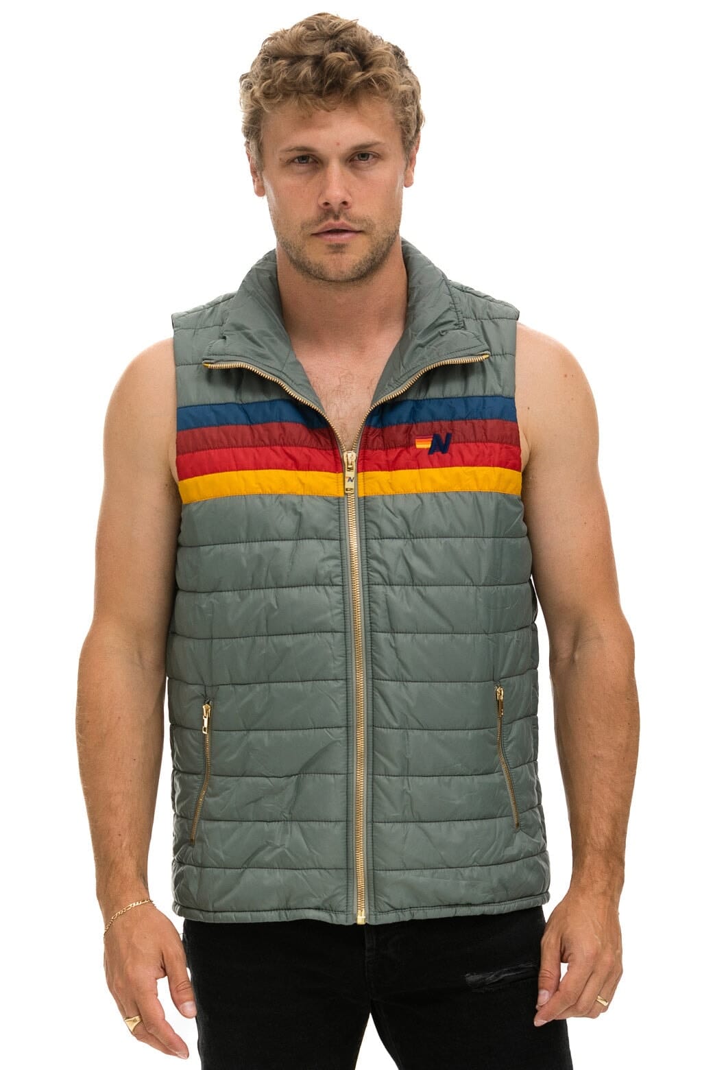 MENS 4 STRIPE VEST - SEDONA