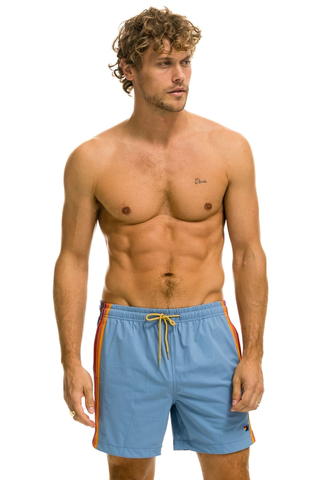 MENS 5 STRIPE FLEX SHORTS - ISLANDA