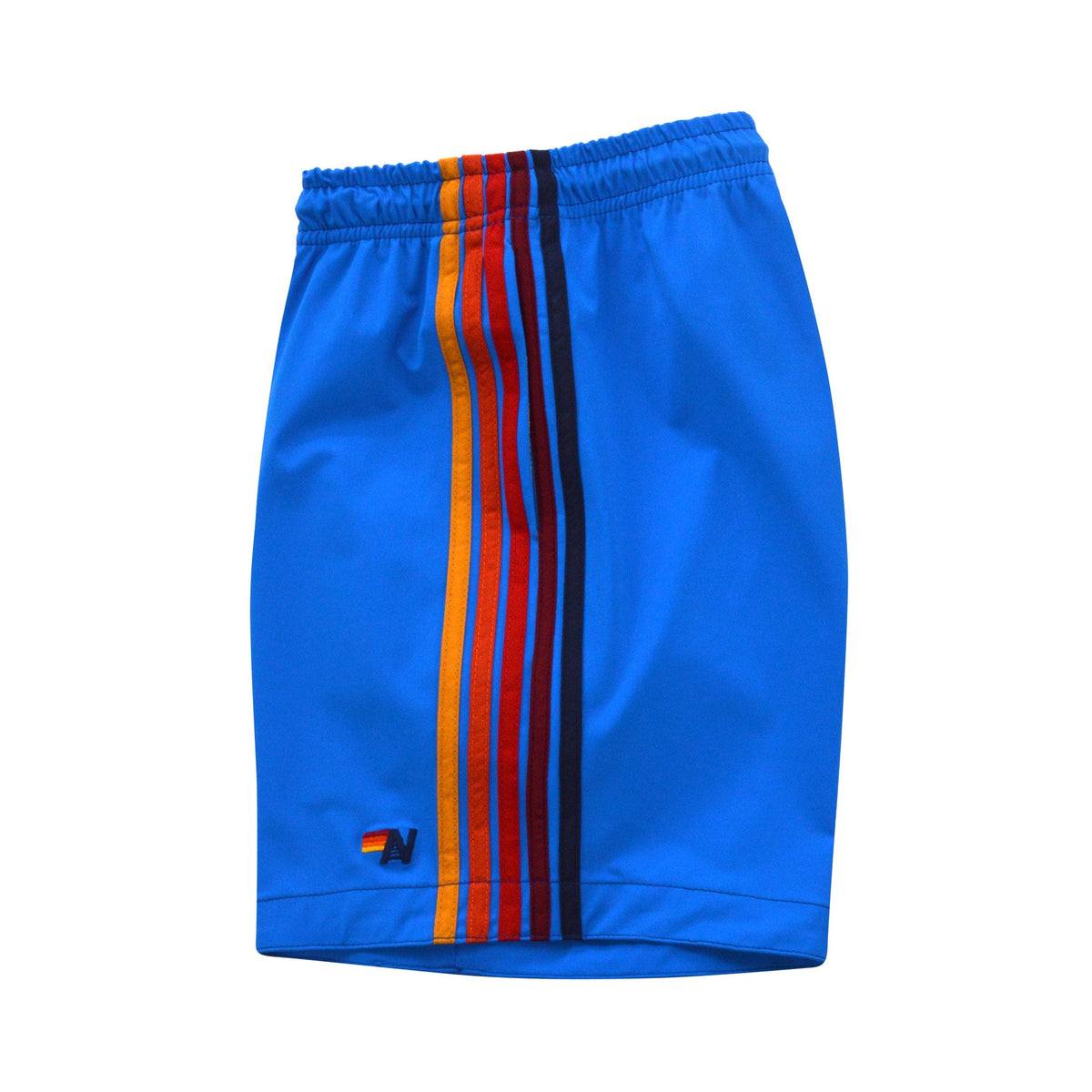 MENS 5 STRIPE FLEX SHORTS - PARROT BLUE