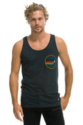 MENS AVIATOR NATION VENICE TANK - CHARCOAL