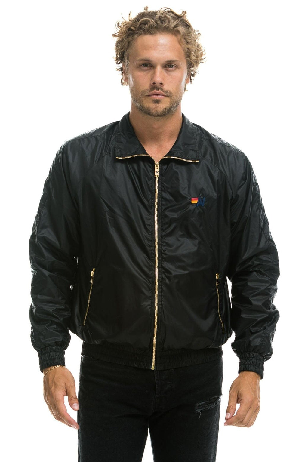 MENS BASIC WINDBREAKER - BLACK