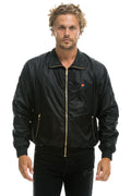 MENS BASIC WINDBREAKER - BLACK