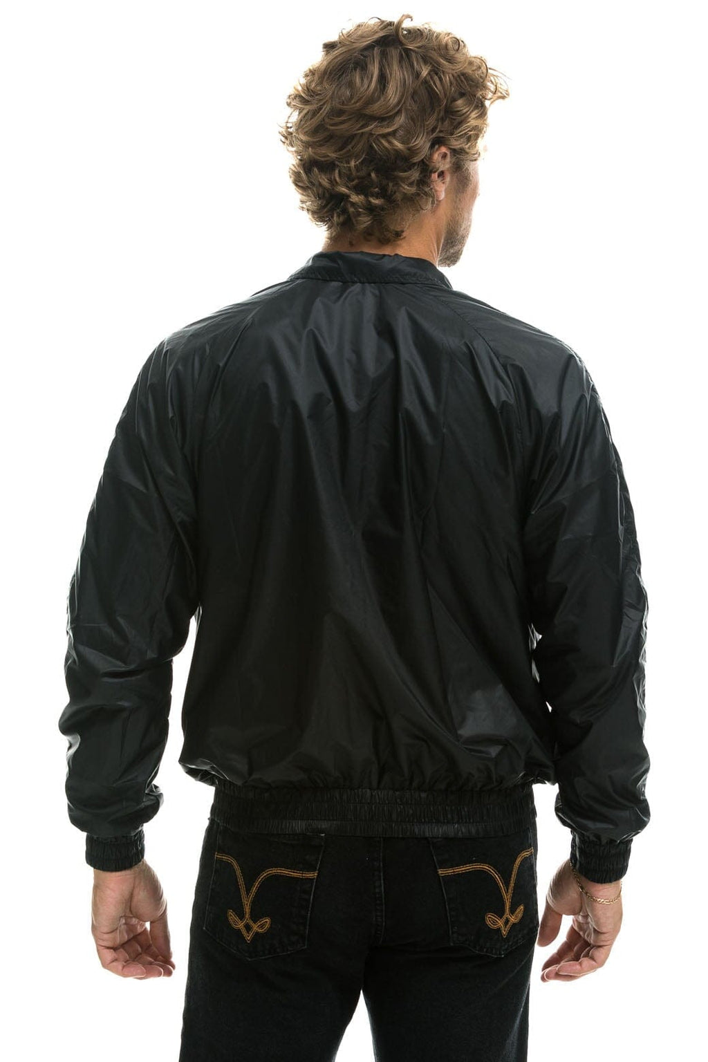 MENS BASIC WINDBREAKER - BLACK