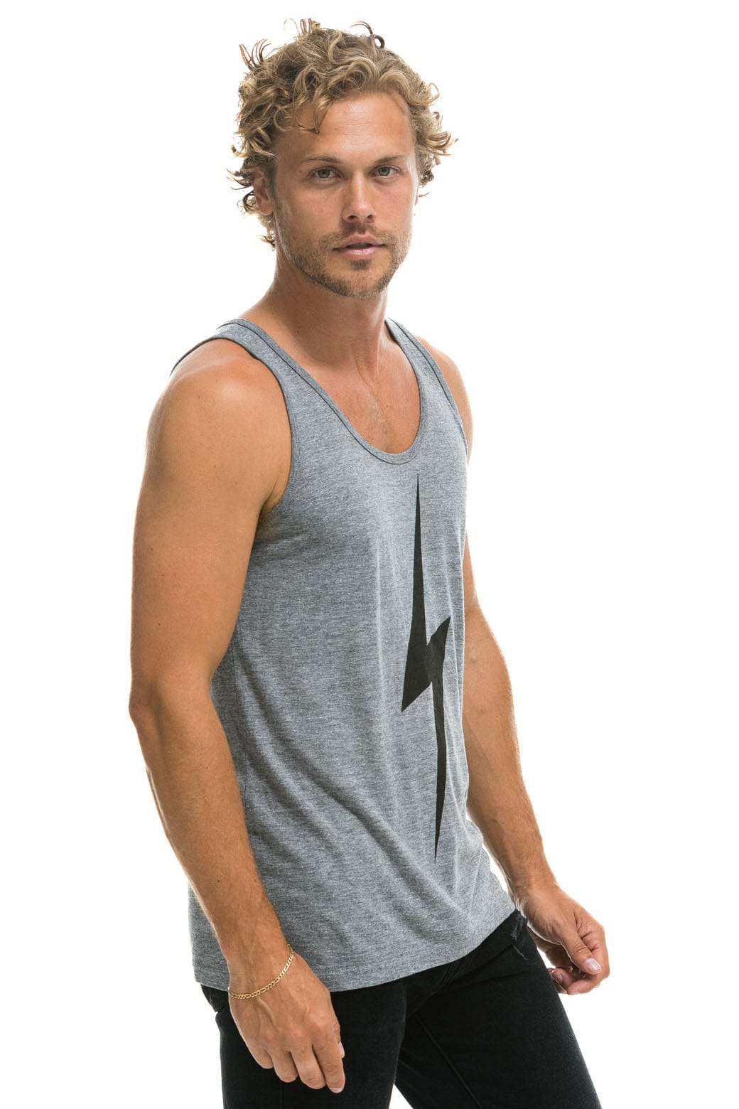 MENS BOLT TANK - HEATHER GREY
