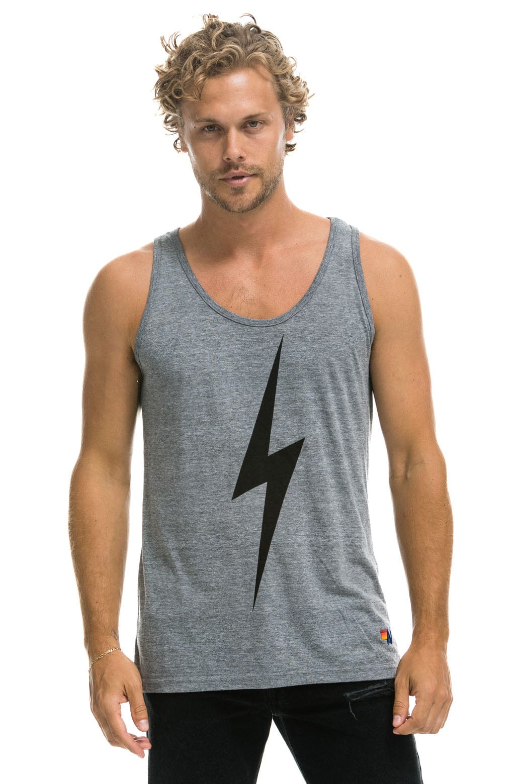 MENS BOLT TANK - HEATHER GREY