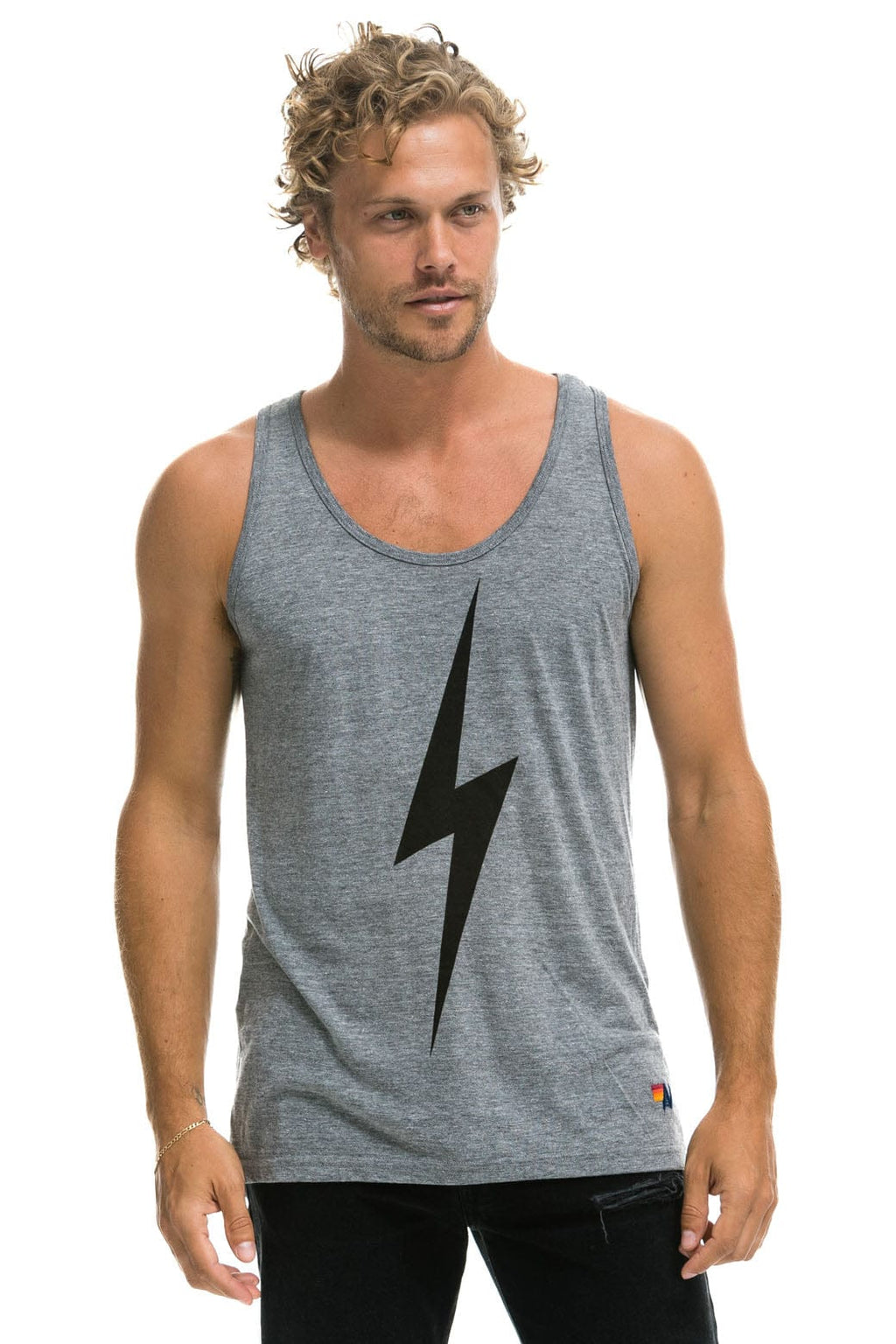 MENS BOLT TANK - HEATHER GREY