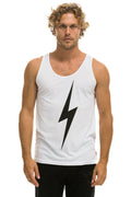 MENS BOLT TANK - WHITE