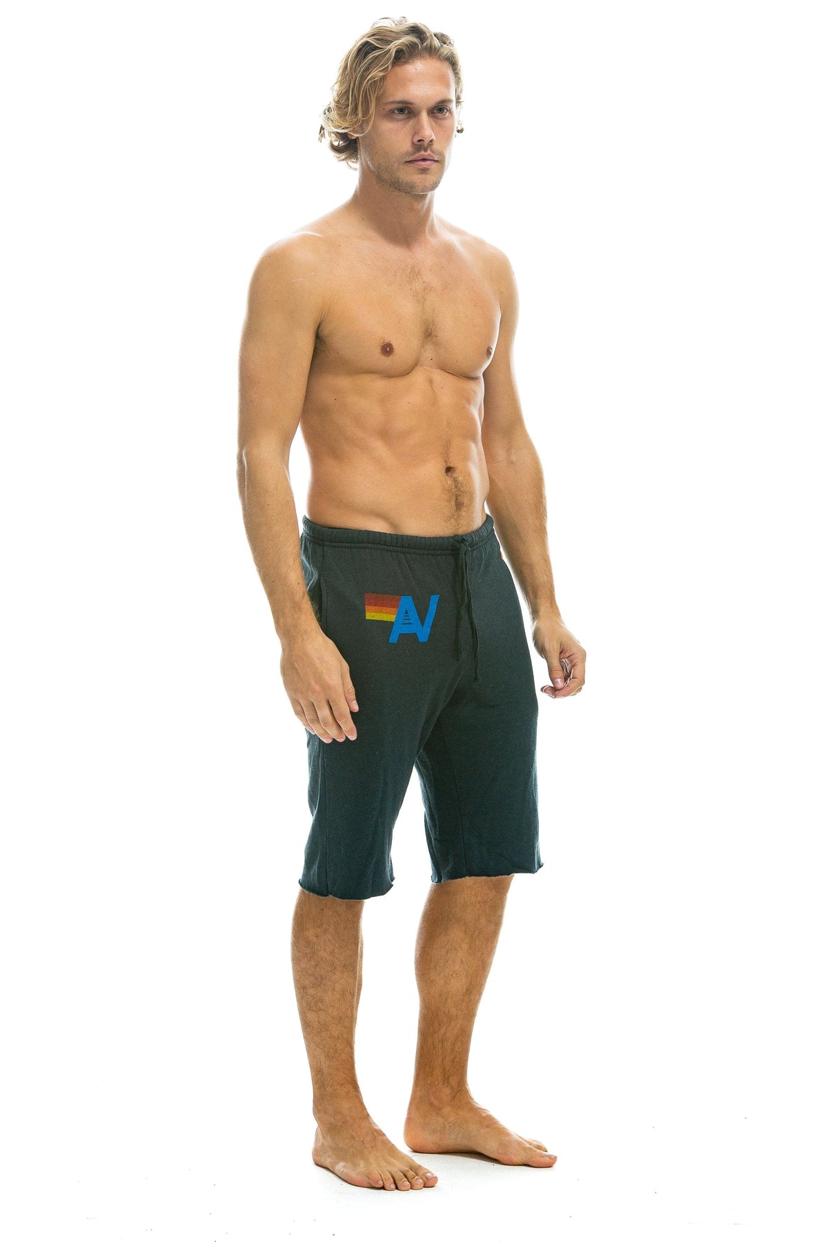 LOGO SWEATSHORTS - CHARCOAL
