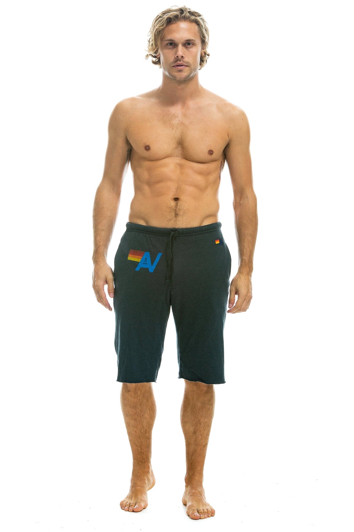 LOGO SWEATSHORTS - CHARCOAL