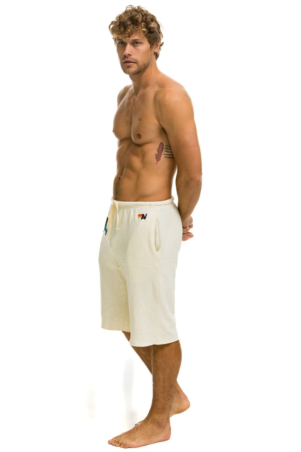 LOGO SWEATSHORTS - VINTAGE WHITE