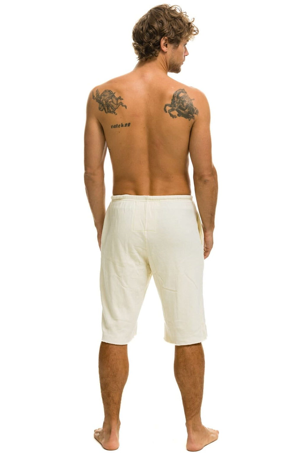 LOGO SWEATSHORTS - VINTAGE WHITE