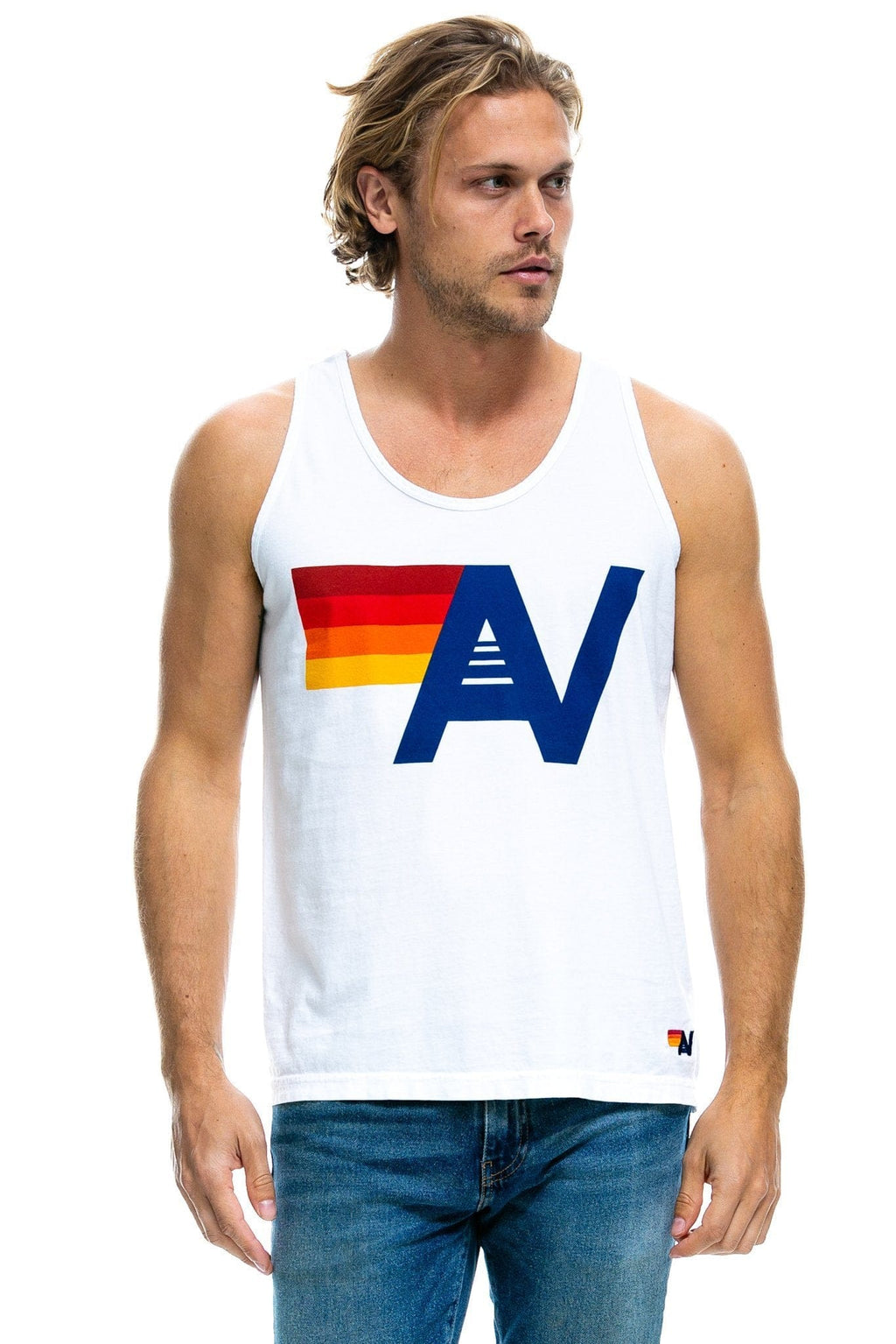 MENS LOGO TANK - WHITE