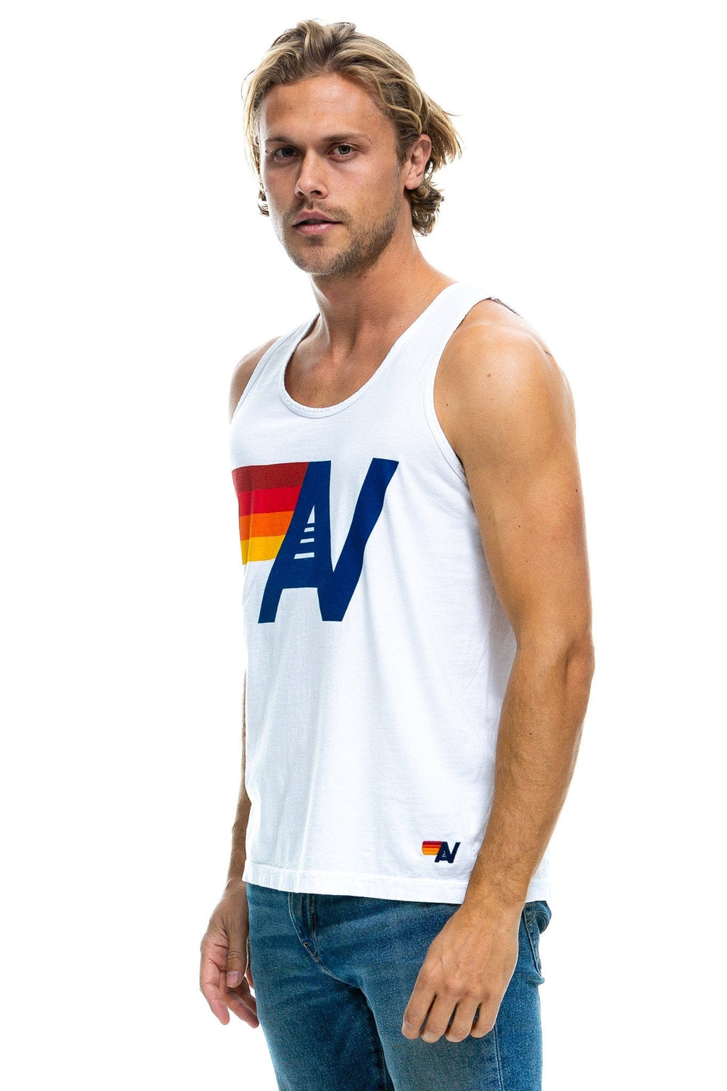 MENS LOGO TANK - WHITE