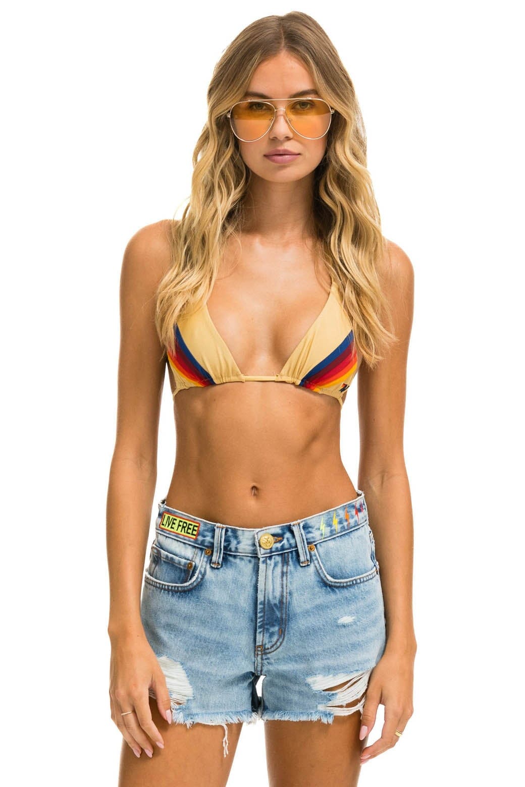 MID RISE BOYFRIEND CUTOFF JEAN SHORTS - SUPER LIGHT