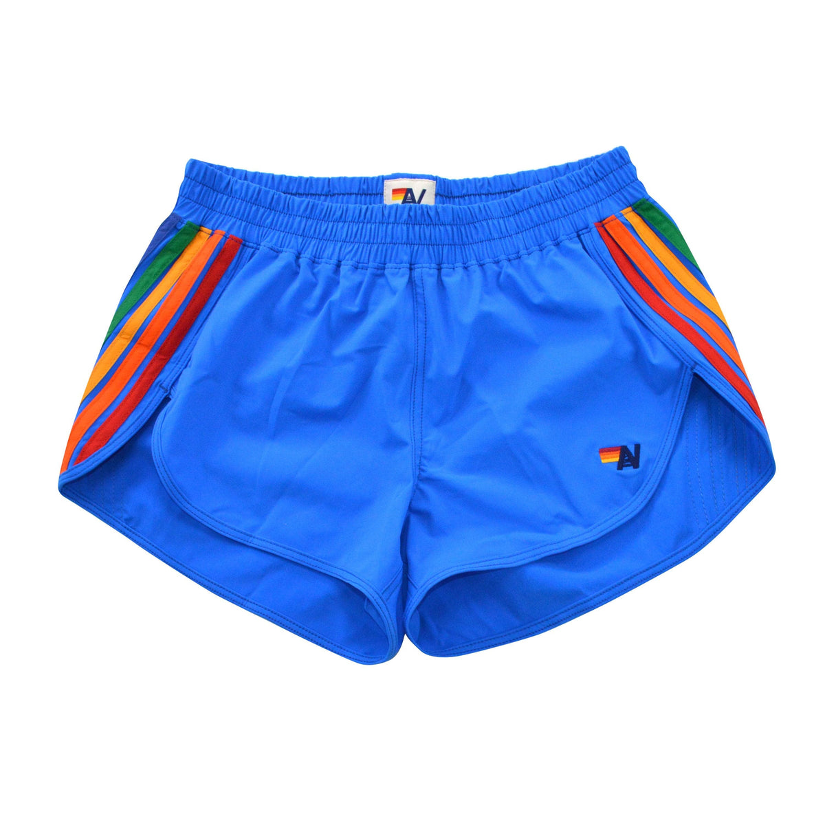 WOMENS 5 STRIPE FLEX BOARD SHORTS - PARROT RAINBOW